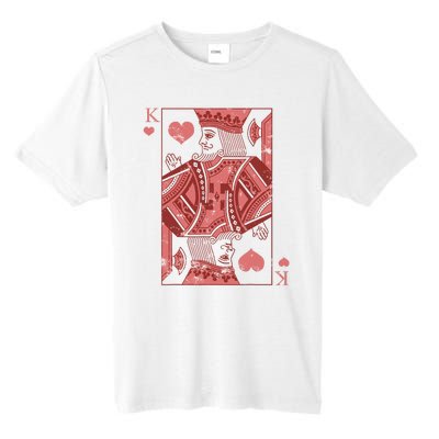 King Of Hearts Valentines Day Cool Vday Couple Matching Tall Fusion ChromaSoft Performance T-Shirt