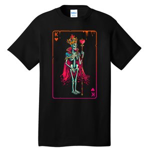 King Of Hearts Halloween Costume Valentines Poker Couple Set Tall T-Shirt