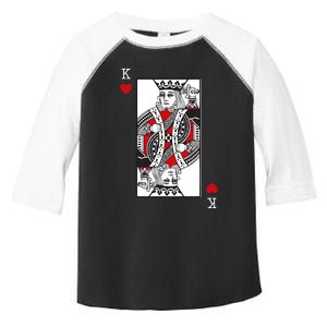 King Of Hearts Valentines Day Cool Playing Card Poker Casino Toddler Fine Jersey T-Shirt