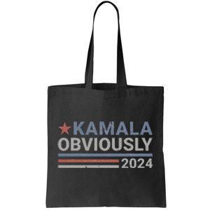 Kamala Obviously Harris 2024 Tote Bag