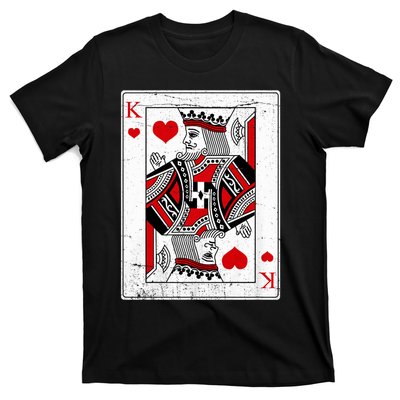 King Of Hearts Valentines Day Cool Vday Couple Matching T-Shirt