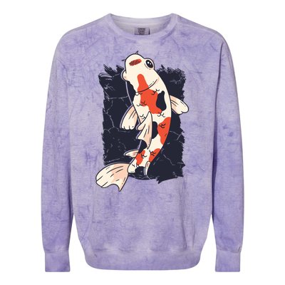 Koi Fish Colorblast Crewneck Sweatshirt