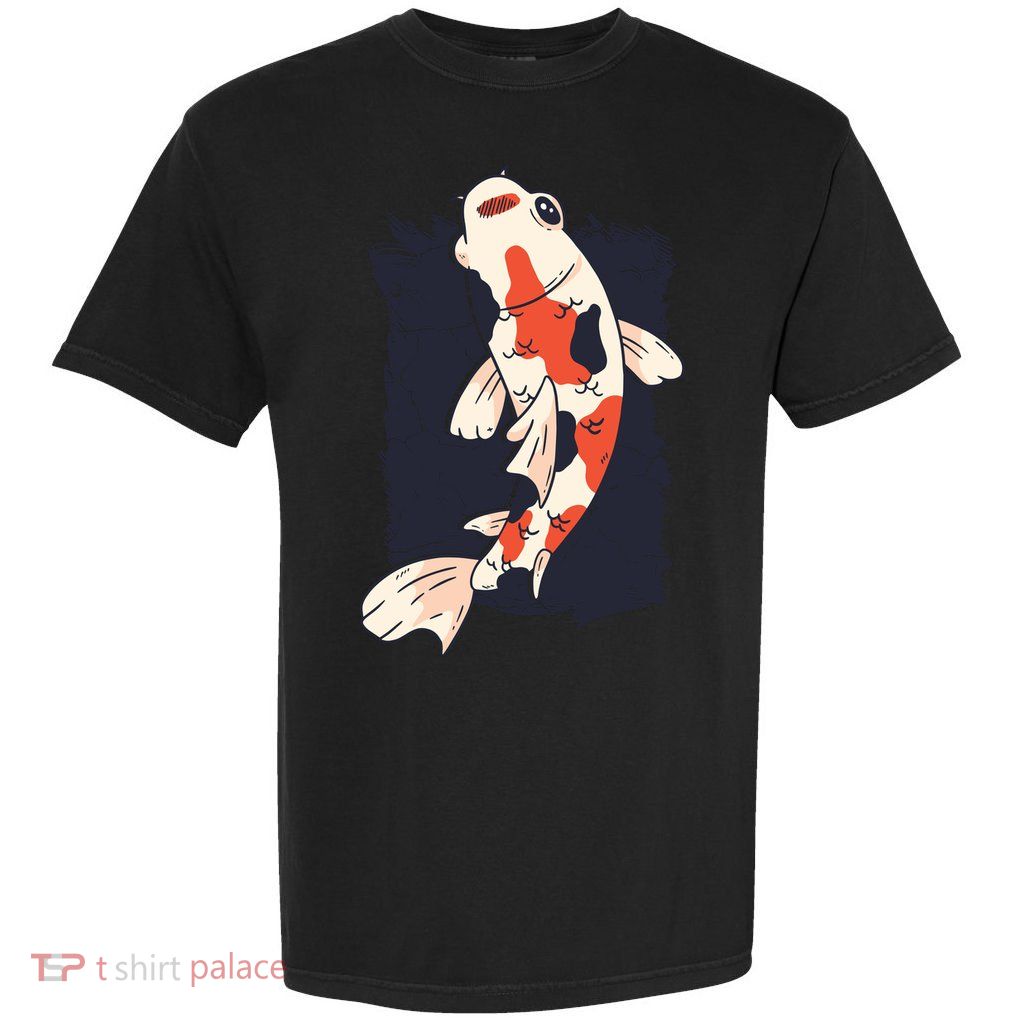 Koi Fish Garment-Dyed Heavyweight T-Shirt
