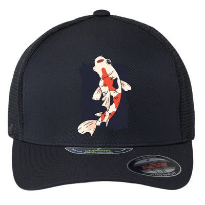 Koi Fish Flexfit Unipanel Trucker Cap