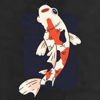 Koi Fish 11oz C Handle Ceramic Mug