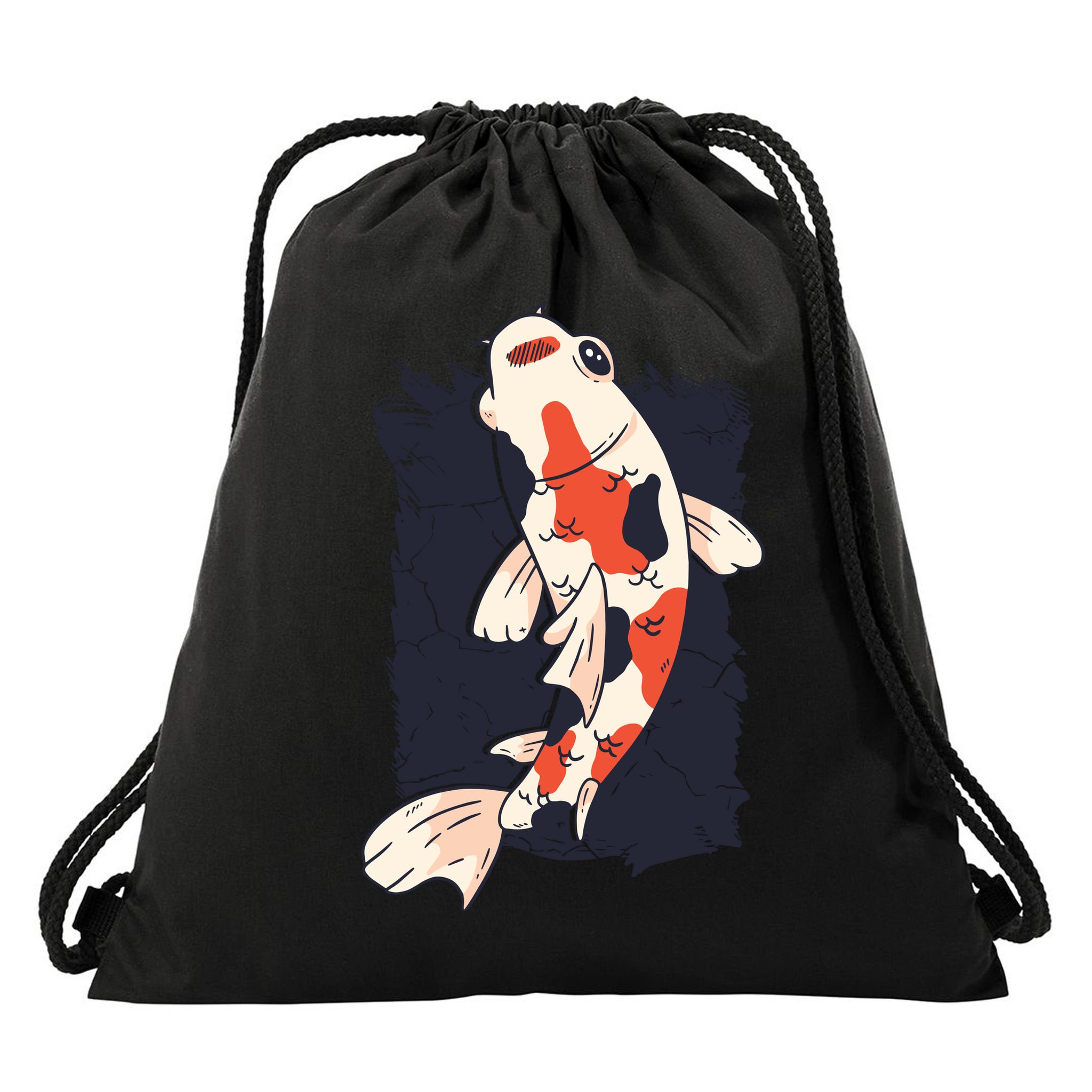 Koi Fish Drawstring Bag