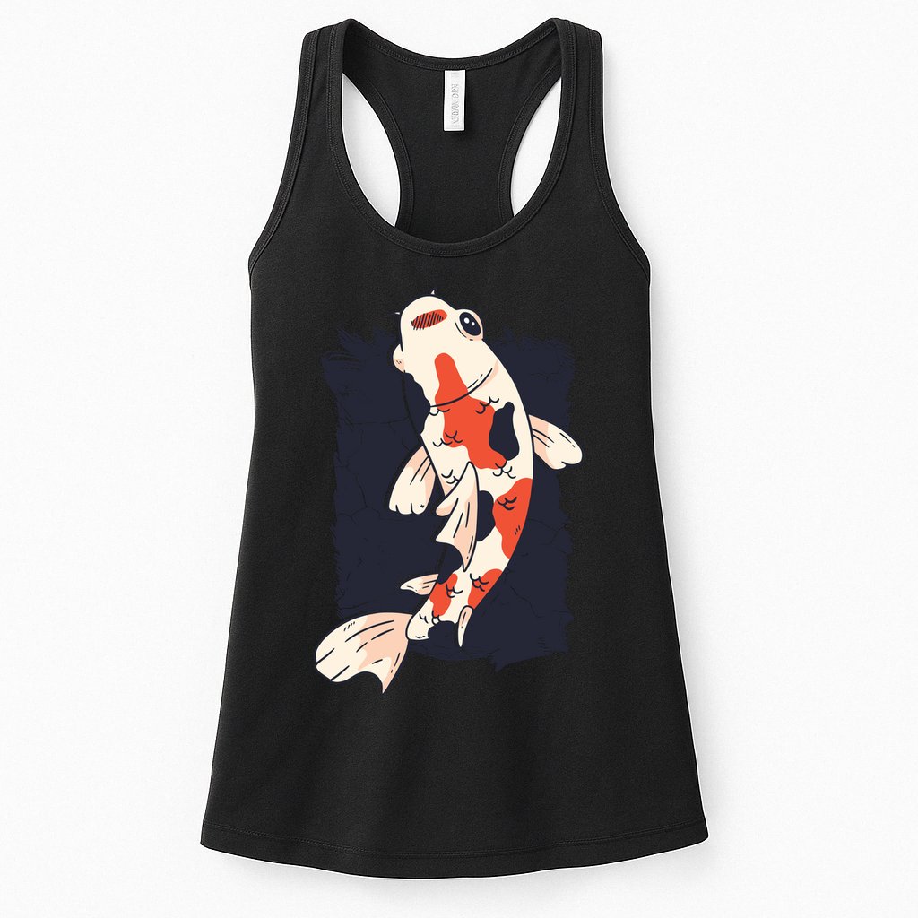 Koi Fish Womens Tank Top