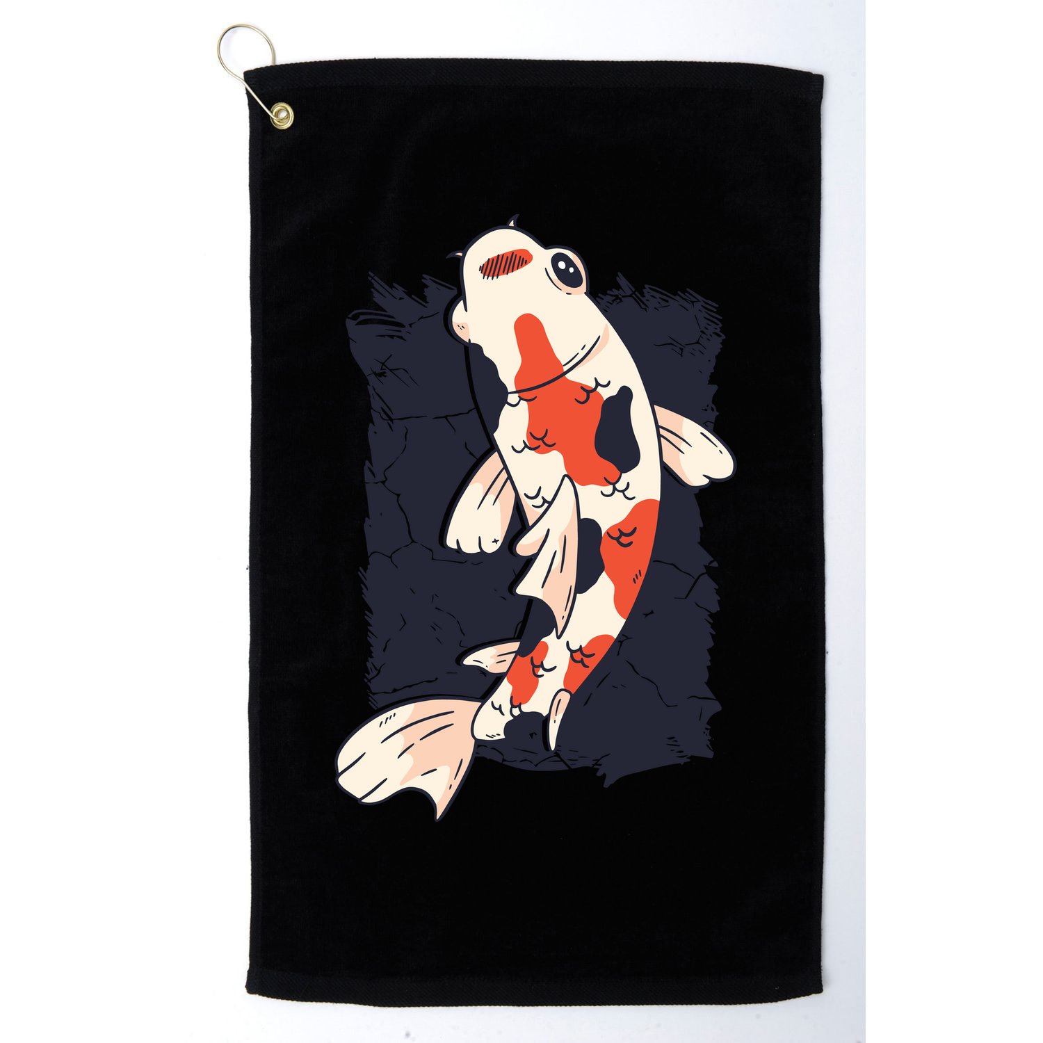 Koi Fish Golf Towel