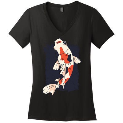 Koi Fish Women's V-Neck T-Shirt