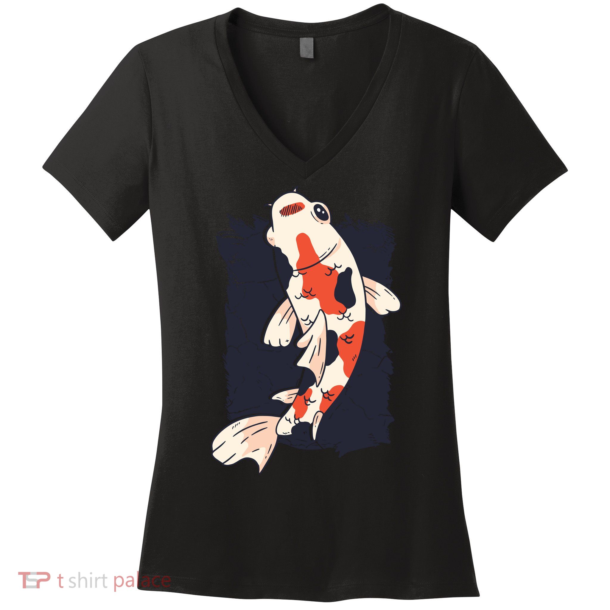 Koi Fish Women's V-Neck T-Shirt