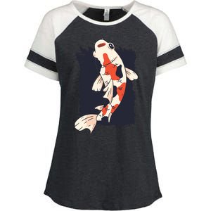 Koi Fish Enza Ladies Jersey Colorblock Tee