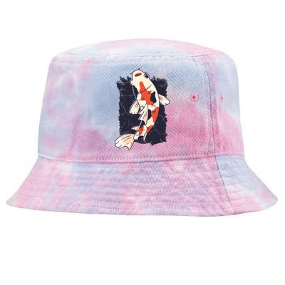 Koi Fish Tie-Dyed Bucket Hat