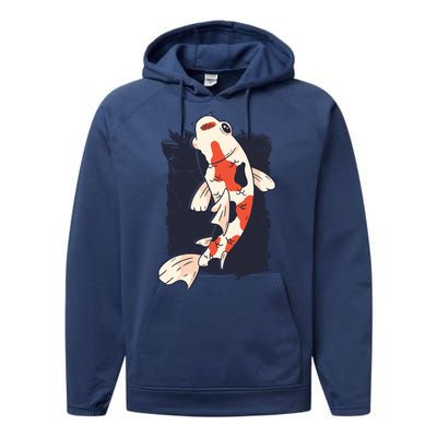 Koi Fish Performance Fleece Hoodie