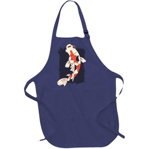 Koi Fish Full-Length Apron With Pockets