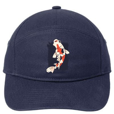 Koi Fish 7-Panel Snapback Hat