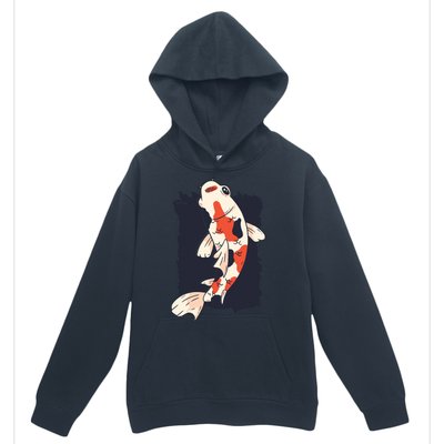 Koi Fish Urban Pullover Hoodie