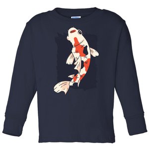 Koi Fish Toddler Long Sleeve Shirt