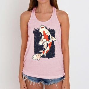 Koi Fish Women's Knotted Racerback Tank