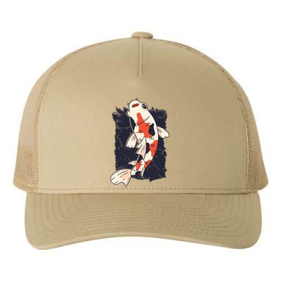 Koi Fish Yupoong Adult 5-Panel Trucker Hat