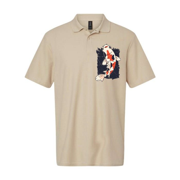 Koi Fish Softstyle Adult Sport Polo