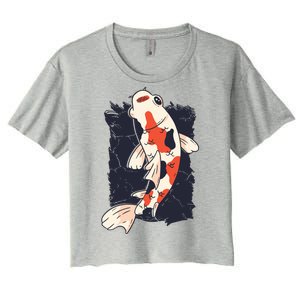 Koi Fish Women's Crop Top Tee