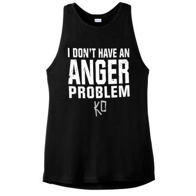 Kevin Owens I Don’t Have An Anger Problem Ladies PosiCharge Tri-Blend Wicking Tank