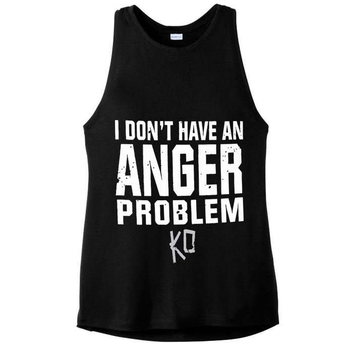 Kevin Owens I Don’t Have An Anger Problem Ladies PosiCharge Tri-Blend Wicking Tank