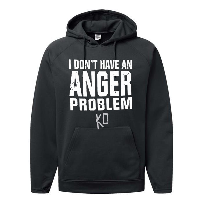 Kevin Owens I Don’t Have An Anger Problem Performance Fleece Hoodie