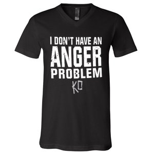 Kevin Owens I Don’t Have An Anger Problem V-Neck T-Shirt