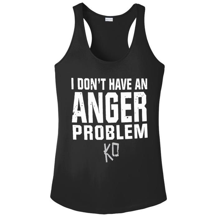 Kevin Owens I Don’t Have An Anger Problem Ladies PosiCharge Competitor Racerback Tank