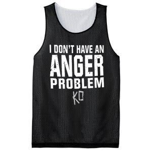 Kevin Owens I Don’t Have An Anger Problem Mesh Reversible Basketball Jersey Tank