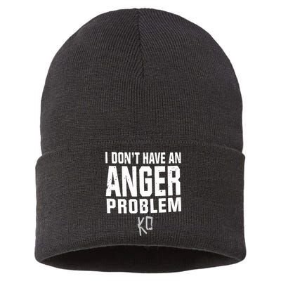 Kevin Owens I Don’t Have An Anger Problem Sustainable Knit Beanie