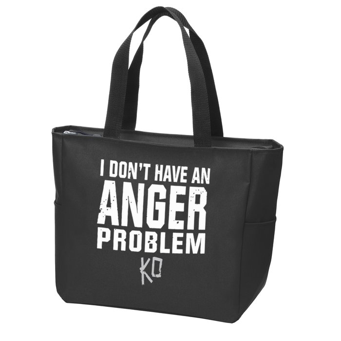 Kevin Owens I Don’t Have An Anger Problem Zip Tote Bag