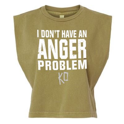 Kevin Owens I Don’t Have An Anger Problem Garment-Dyed Women's Muscle Tee