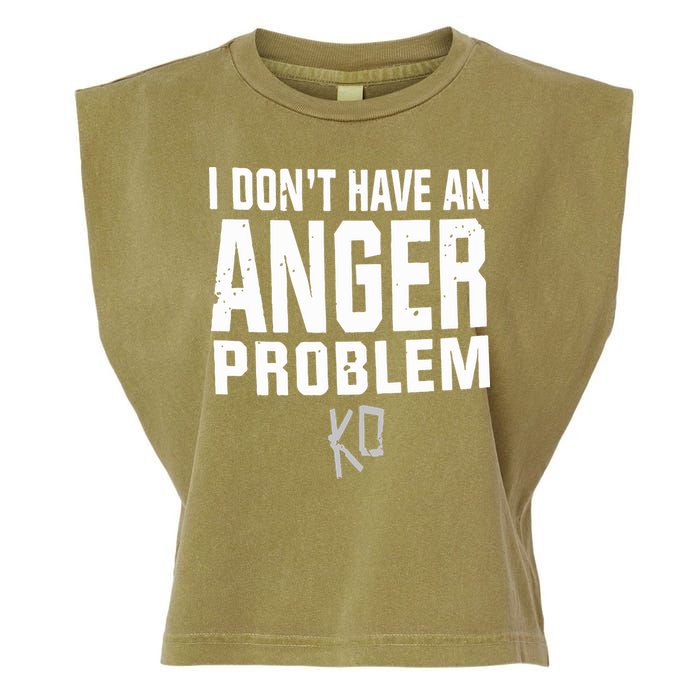 Kevin Owens I Don’t Have An Anger Problem Garment-Dyed Women's Muscle Tee