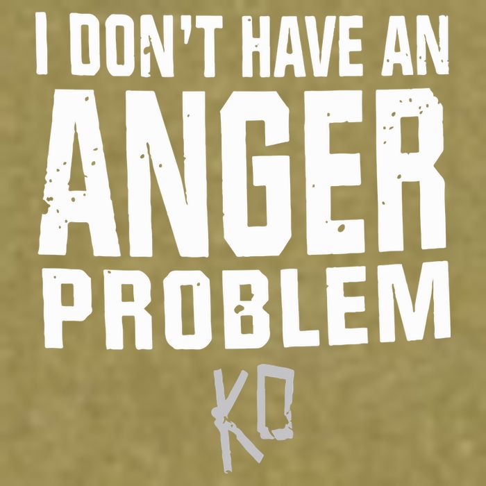 Kevin Owens I Don’t Have An Anger Problem Garment-Dyed Women's Muscle Tee
