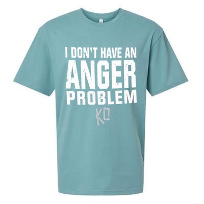 Kevin Owens I Don’t Have An Anger Problem Sueded Cloud Jersey T-Shirt