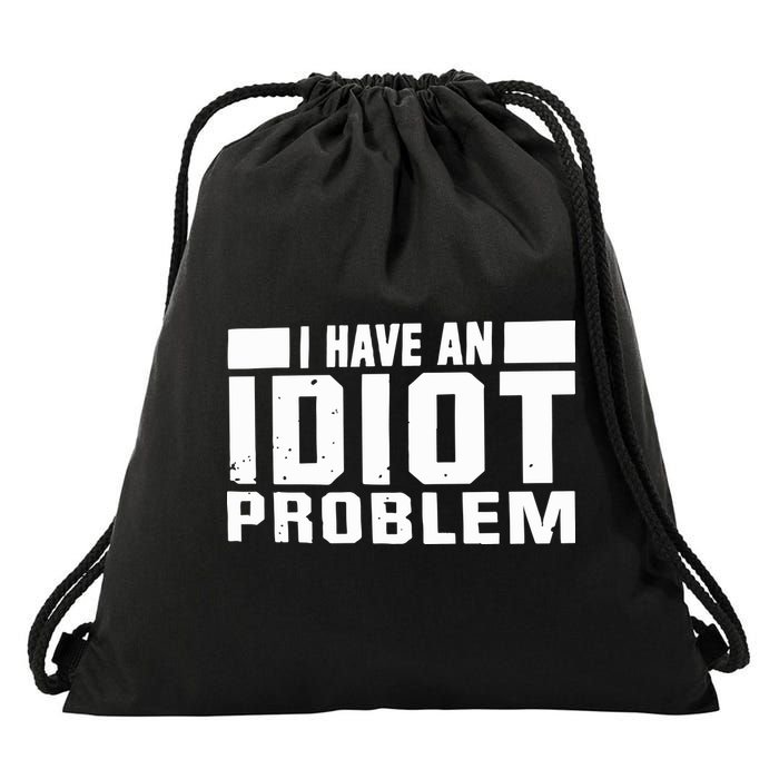 Kevin Owens I Have An Idiot Problem Drawstring Bag