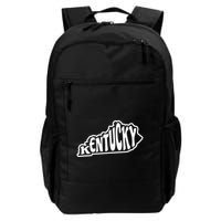 Kentucky Outline In White Backpack