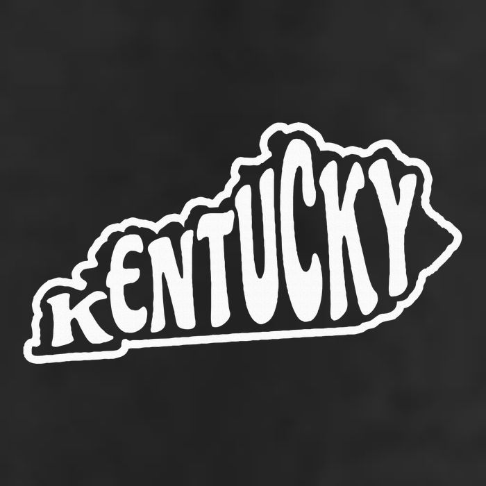 Kentucky Outline In White 15oz Campfire Ceramic Mug