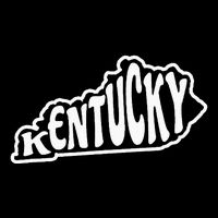 Kentucky Outline In White Magnet