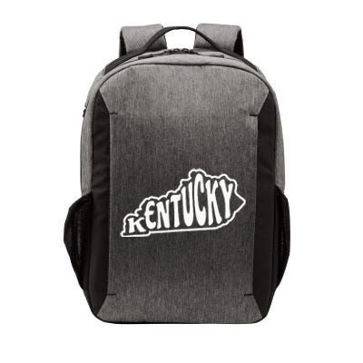 Kentucky Outline In White Vector Backpack