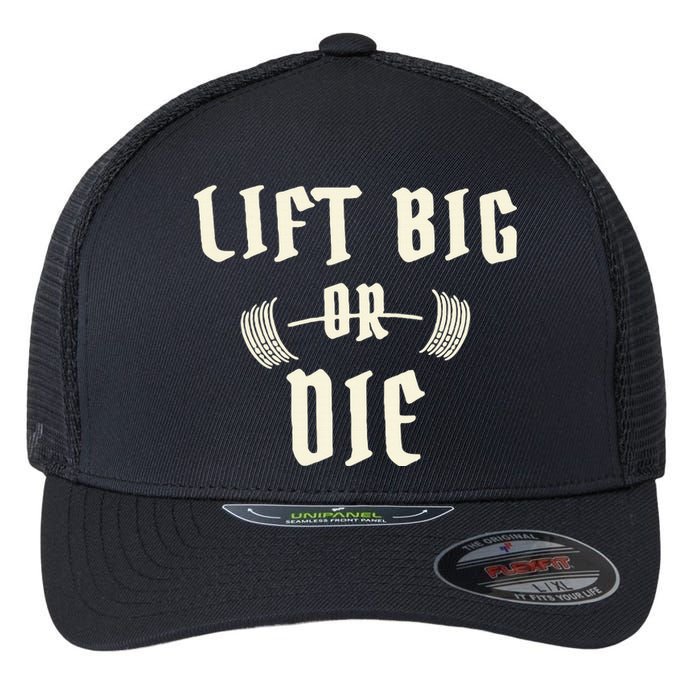 King Of Juco Merch Lift Big Or Die Flexfit Unipanel Trucker Cap