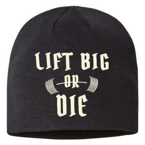 King Of Juco Merch Lift Big Or Die Sustainable Beanie