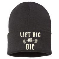 King Of Juco Merch Lift Big Or Die Sustainable Knit Beanie