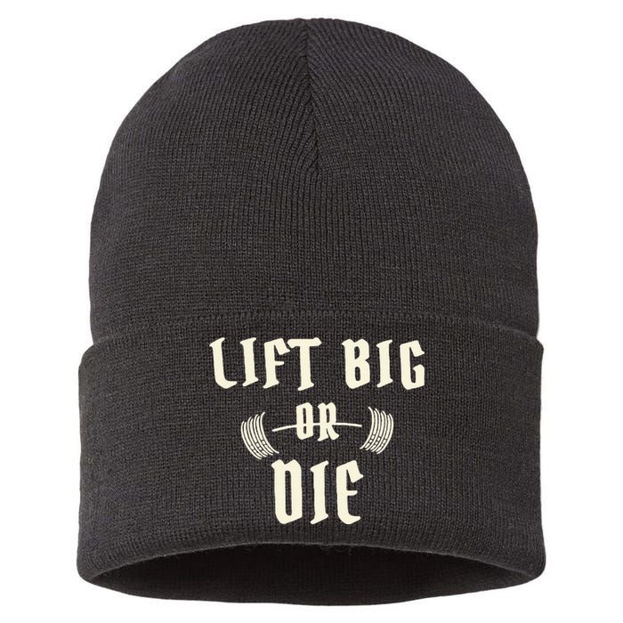 King Of Juco Merch Lift Big Or Die Sustainable Knit Beanie