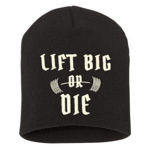 King Of Juco Merch Lift Big Or Die Short Acrylic Beanie