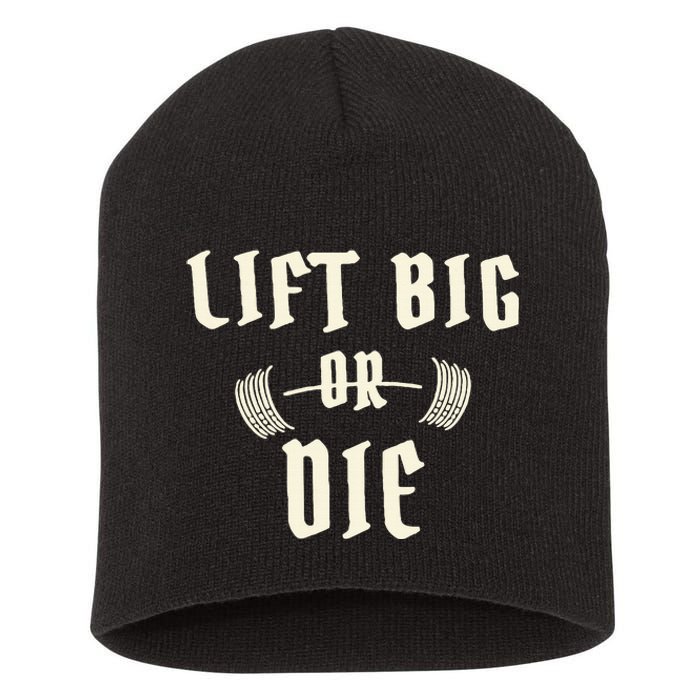 King Of Juco Merch Lift Big Or Die Short Acrylic Beanie