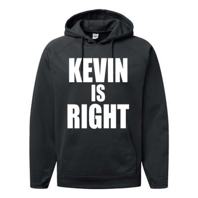 Kevin Owens Just Hit A Piledriver To Randy Orton Kevin Is Right Performance Fleece Hoodie