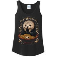 Kawaii Otter Japanese Ra noodles soup Otter Lover Ladies Essential Tank